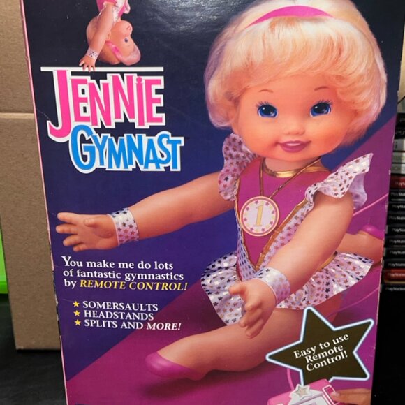 Boxed 1994 Mattel Jennie Gymnast‎ Doll with Accessories